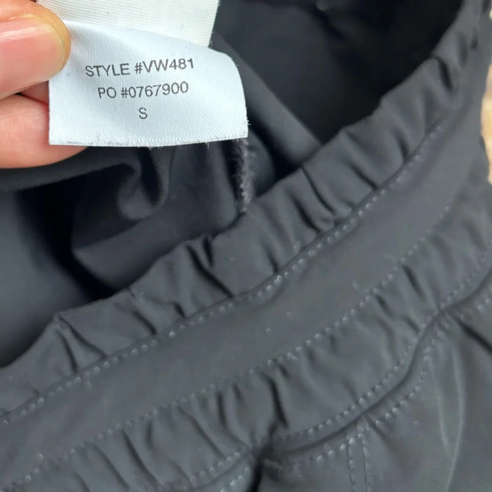 Black Vuori Athletic Jogger Pants with Drawstring - Picture 7 of 8